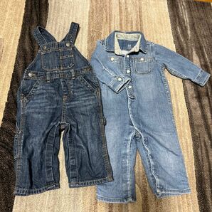 baby GAP デニムオーバーオール オーバーオール ギャップベビー 子供服