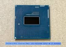 ★intel Core i5-4210M 2.60GHz SR1L4 Socket G3 (rPGA946B) 良品美品 インテル★送185ok★_画像2