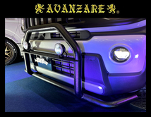 AVANZARE ☆ MR52／MR92 ハスラー ☆ フロントバンパーガード (ガードバー) ／ ツヤ消しブラック チッピング塗装済み_画像2