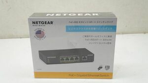 【未開封/未使用品】 NETGEAR スイッチングハブ 5ポート ギガビット PoE+ (63W) 金属筐体静音ファンレス 設定不要 GS305P 000Z535