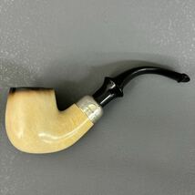 ピーターソン Peterson STERLING SILVER BLOCK MEERSCHAUM ブロック メシャム パイプ 喫煙具 スターリング シルバー 煙草 Ireland _画像8