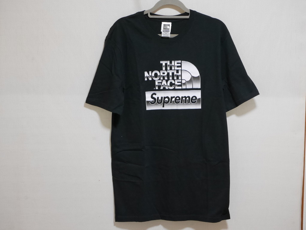 Yahoo!オークション -「supreme the north face metallic logo t-shirt 