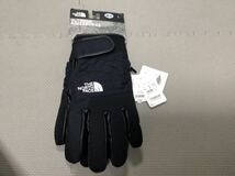 新品 未使用品 ザノースフェイス THE NORTH FACE 手袋 グローブ 防水 浸透 HYVENT NN61717 EARTHLY GLOVE ブラック 黒 定価7200円 L_画像1