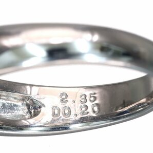 吸い込まれそうな深く澄んだ鮮やかなブルー▼Pt900 タンザナイト ダイヤモンド リング 8.3g 2.35ct 0.20ct ソーティング付き◆30A67の画像6