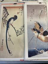 讀賣新聞 広重 『 花鳥短冊 』 傑作集 歌川広重 浮世絵 版画 木版画 美術 アート コレクション 読売新聞_画像2