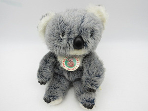 *sz1203 First company koala. soft toy gray series FIRST neck tag attaching Royal koala Mini made in Japan Vintage antique *