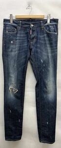 20231014【DSQUARED2】ディースクエアード ボトム Authentic Distressed 50 IT Mod S74LA0641 Slim ジーンズ