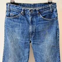 希少《 Good Condition / W34 L32 / 80年12月製造 》80s 美品【 Levis 517 縦落ち ヒゲ ビンテージ インディゴ デニム アメリカ製 】_画像1