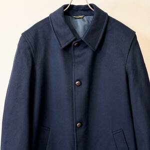 希少《Mint Condition / Navy Loden》90s2000s 極上品【 GINALEBOLE ビンテージ イタリア ネイビー ローデンコート 50 オーストリア製 】