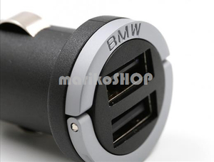 新品即納 BMW 純正 デュアル USB チャージャー シガーソケット グッズ スマホ 充電 X1X2X3X4X5X6X7F10F11F20F21F30F31G20G21G30G31