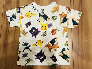 ☆ 送料無料 ☆ 新品 即決 ポケットモンスター 速乾Tシャツ 総柄100サイズ ☆ 夏ピカチュウ ガビゴン コイキング ゲンガ ルカリオ サルノリ