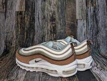 残少 24.5cm NIKE AIR MAX 97 SE 秋冬カラー 検 ナイキ エアマックス 本革 タン/キャメル/ライトブラウン/モカ/ホワイト/白 90 95 98 US7.5_画像2