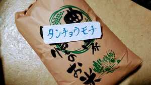 令和5年産もち米玄米10kg　減農薬栽培タンチョウモチ　福井県産　農家直送　送料込み　管理番号3