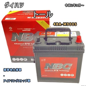 バッテリー NBC ダイハツ トール 4BA-M900S - NBCM55
