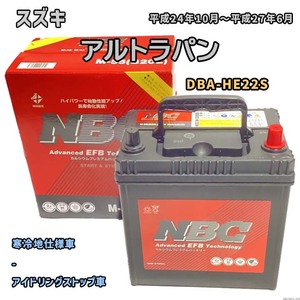 バッテリー NBC スズキ アルトラパン DBA-HE22S - NBCM55