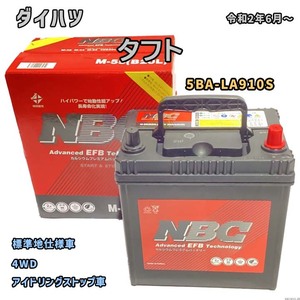 バッテリー NBC ダイハツ タフト 5BA-LA910S 4WD NBCM55