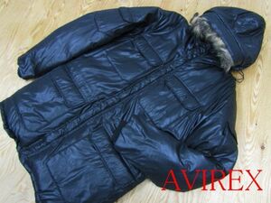 ★AVIREX アヴィレックス★メンズ 6172099 ファー付き N-3B風 アクティック ダブルジップ ダウンパーカジャケット★R51008002B