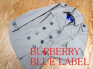 ★バーバリー Burberrys ブルーレーベル★裏ノバチェック レディース ショートトレンチコート ベージュ★R51015027B