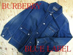 ★バーバリー BURBERRY ブルーレーベル★メンズ カバーオールデザイン デニムジャケット★R51022074A