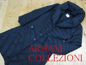 ★アルマーニ ARMANI COLLEZIONI★レディース デザインダウンコート ブラック★R51022010B