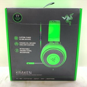 MIN【中古品】 MSMK Razer KRAKEN ゲーミングヘッドセット 〈88-231023-YF-4-MIN〉