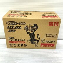 MIN【中古美品】 MSMK マキタ 18V 充電式インパクトドライバ TD173DZFY 黄色 本体のみ バッテリ・充電器 別売 〈102-231030-MK-2-MIN〉_画像1