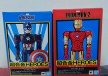 IZU【未使用品】 バンダイ 超合金ヒーローズ マーベル アベンジャーズ 5体セット 未開封 〈55-231003-SH-9-IZU〉_画像2