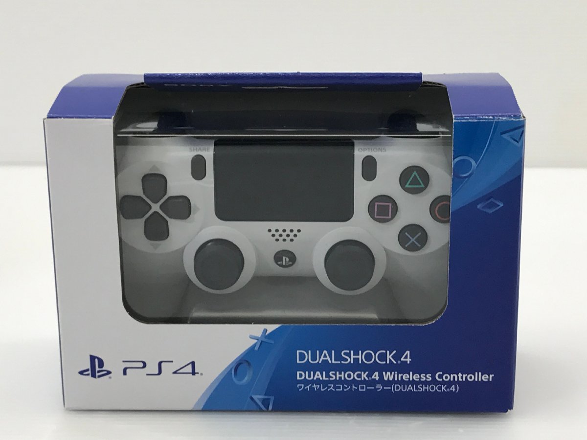 未使用】純正品 ワイヤレスコントローラー(DUALSHOCK 4) グレイシャー