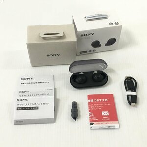 TEI【中古美品】 SONY WF-C500/BZ 完全ワイヤレスイヤホン ブラック ソニー 〈93-231004-TS-3-TEI〉