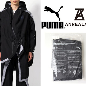 コラボ!66,000円新品【プーマ×アンリアレンジ】2 IN 1 LONG COAT 球体シルエットコート 黒 M(大きめ) v3942