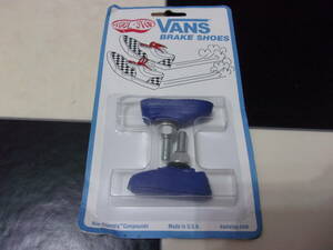 未使用 VANS BRAKE SHOES ネイビー 紺色 USA製 バンズ ブレーキシュー KOOL STOP クールストップ 自転車 サイクリング 小物 部品 パーツ