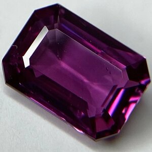 *[KJC] natural ko Random purple sapphire 1.430ct loose unset jewel centre gem research place so-ting attaching 7.61×5.48×3.01mm