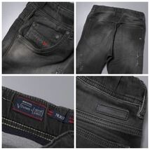 TG5235：DIESEL/ディーゼル*メンズ*KROOLEY・NARROT*ジョグジーンズ*テーパードデニムパンツ*3点セット_画像6