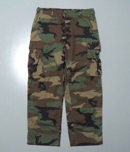 TG5724◇90s ヴィンテージ 米軍/MEDIUM SP0100-97-D-0302 ウッドランドカモ 迷彩 フィールドパンツ ミリタリーパンツ カーキ/ブラウン系