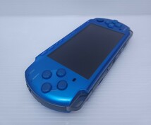 送料無料 SONY PSP-3000 VB （バイブラント・ブルー） ソニー PSP-3000　本体,4GB メモリカード, 動作品 希少品 d2_画像6