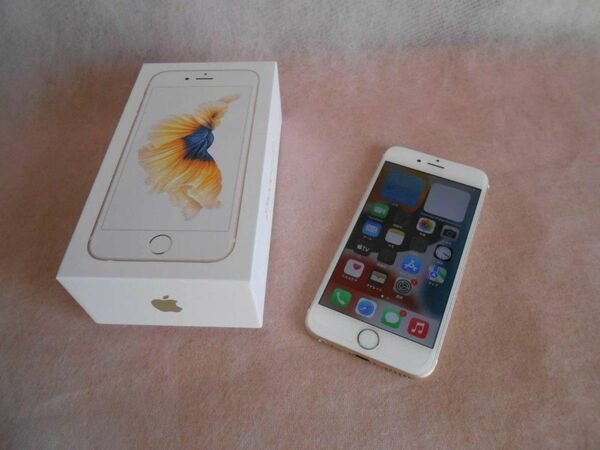 【美品】iPhone 6S GOLD 64GB SIMフリー 付属品有