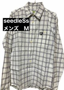 seedleSs 長袖シャツ　チェックシャツ　