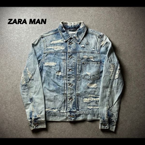 Yahoo!オークション -「zara デニムジャケット メンズ」(男性用) (ザラ