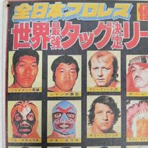 (165) ベニヤ 看板 ポスター レトロ 昭和 全日本プロレス マスカラス_画像2