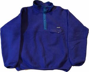 USA製 XXL 92年 Patagonia Synchira SnapT パタゴニア シンチラ スナップT フリース 90s レジスターロゴ Vintage ヴィンテージ 25530