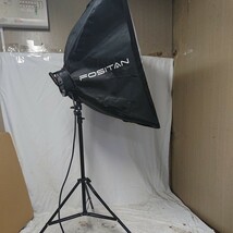 【中古】FASITAN 撮影用照明セット　5灯ソケット　傘70×50　ソフトボックス　スタジオライト　照明スタンド ライトスタンド_画像2