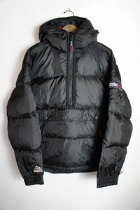 国内正規 希少 90s Tommy Hilfiger OUTDOORS トミーヒルフィガー アノラック ダウン ジャケット ヴィンテージ 本物 黒1008N