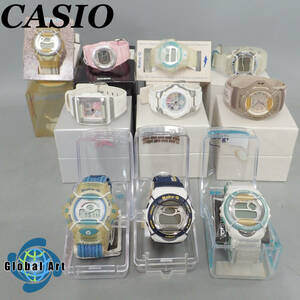 う09366/CASIO カシオ/Baby-G/クオーツ/レディース腕時計/BGA-116/BG-31/BG-1300PP 等/まとめて/計10点セット/箱付/ジャンク