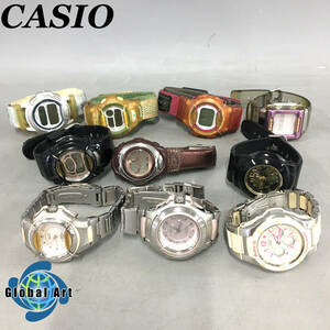 う09406/CASIO カシオ/Baby-G/クオーツ/レディース腕時計/BGA-120C/MSG-620LV/BG-92L 他/まとめて/計10点セット/ジャンク