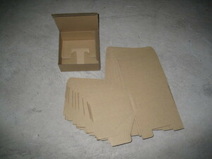  cardboard box 15cm×15cm×6cm 60 size cardboard box 10 sheets folding type packing for shipping for small articles for takkyubin (home delivery service) packing material unused goods 