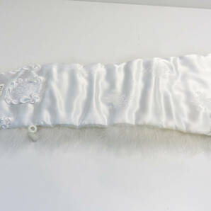 ☆フェザーショール 羽毛 約131㎝ ホワイト系 着物 振袖 成人式 和装小物 レディースの画像7
