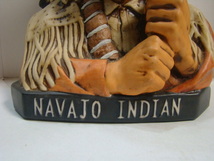 激安！空瓶KENTUCKY NAVAJO INDIAN ケンタッキー ナバホ インディアン バーボン陶器_画像3