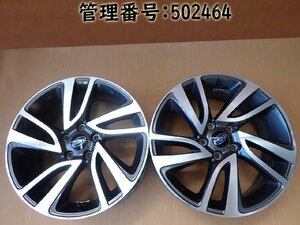 レヴォーグ VMG 18×7.5J/オフセット:55/5穴/PCD=114.3/アルミホイール/タイヤホイール2本セット