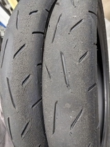 KR410　17インチ　２本セット　90/80-17　DUNLOP　ダンロップ　309797　NS50R　ブリヂストン　BT-39SS_画像6