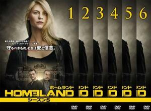 HOMELAND ホームランド シーズン5 全6枚 第1話～第12話 最終 レンタル落ち 全巻セット 中古 DVD